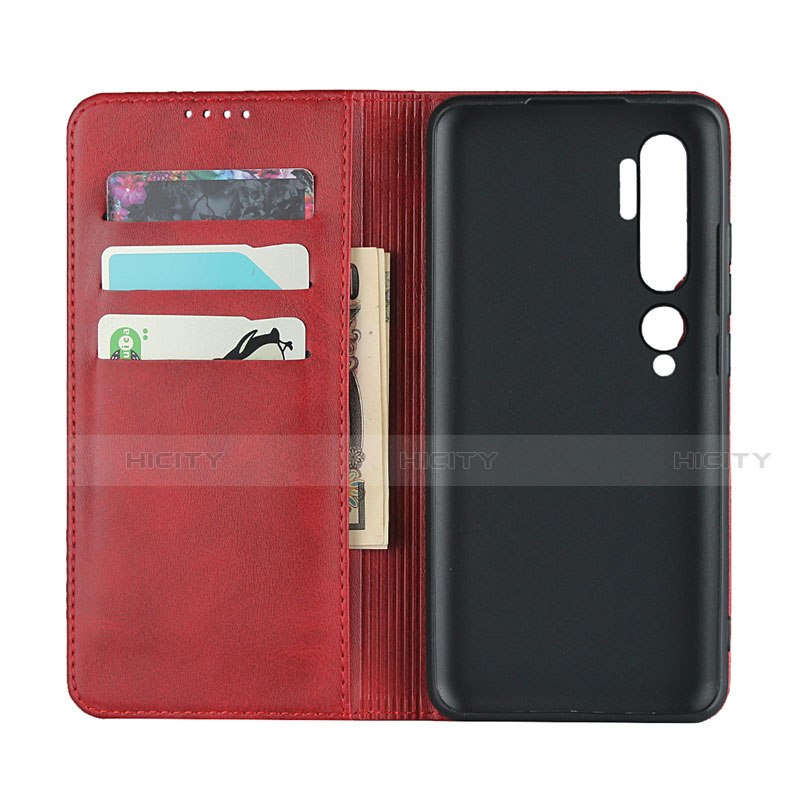 Funda de Cuero Cartera con Soporte Carcasa T08 para Xiaomi Mi Note 10 Pro