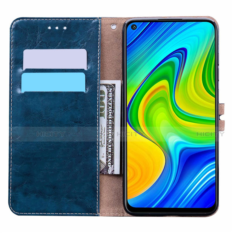 Funda de Cuero Cartera con Soporte Carcasa T08 para Xiaomi Redmi Note 9