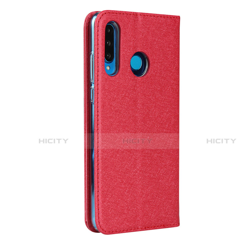 Funda de Cuero Cartera con Soporte Carcasa T09 para Huawei P30 Lite