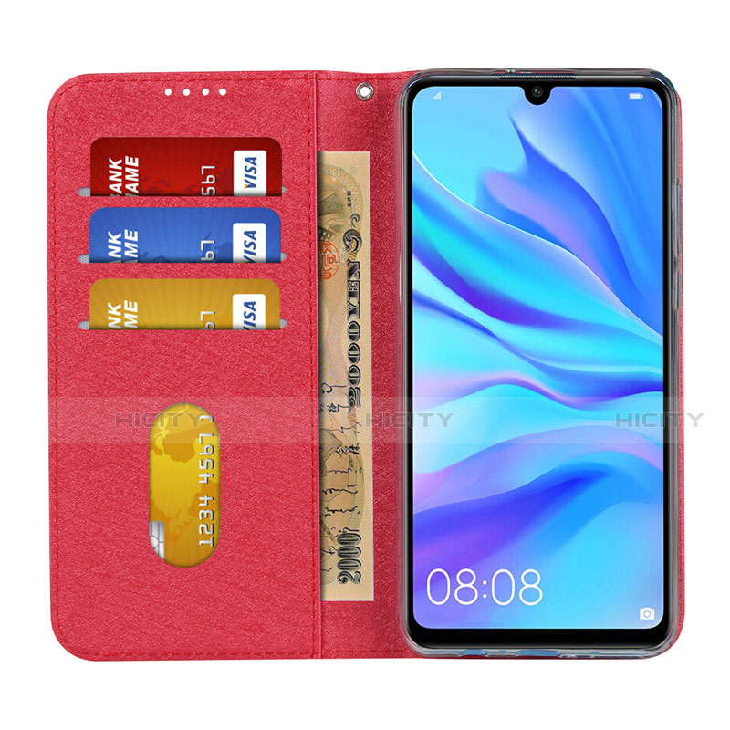 Funda de Cuero Cartera con Soporte Carcasa T09 para Huawei P30 Lite