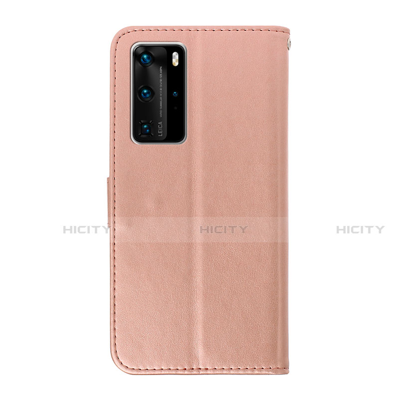 Funda de Cuero Cartera con Soporte Carcasa T09 para Huawei P40 Pro