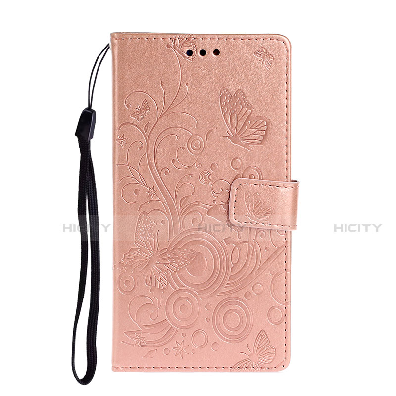 Funda de Cuero Cartera con Soporte Carcasa T09 para Huawei P40 Pro Oro Rosa