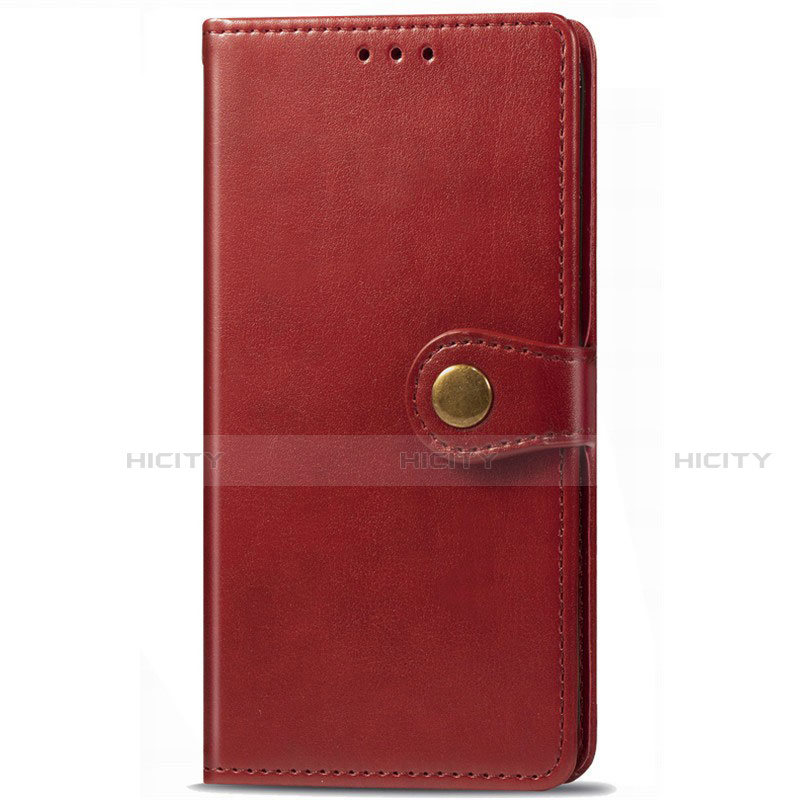 Funda de Cuero Cartera con Soporte Carcasa T09 para Huawei P40 Rojo