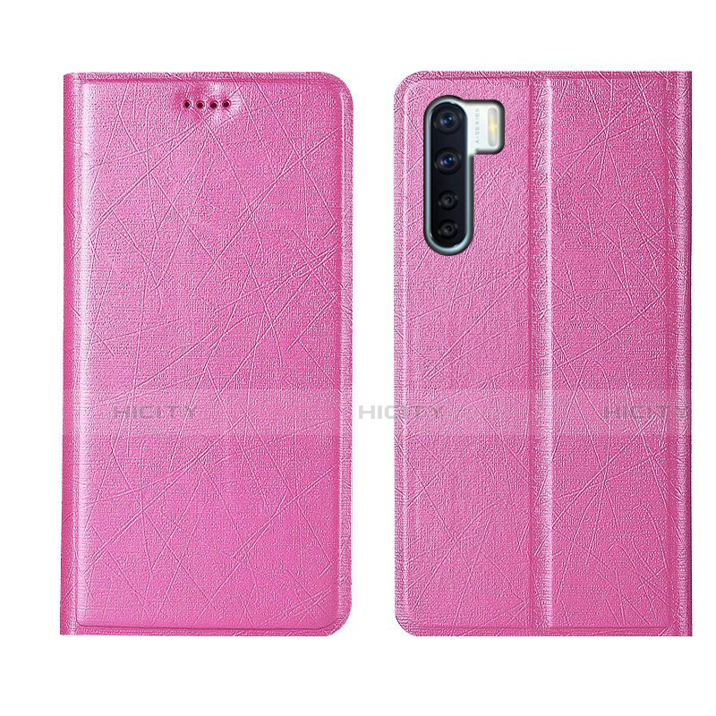 Funda de Cuero Cartera con Soporte Carcasa T09 para Oppo Reno3