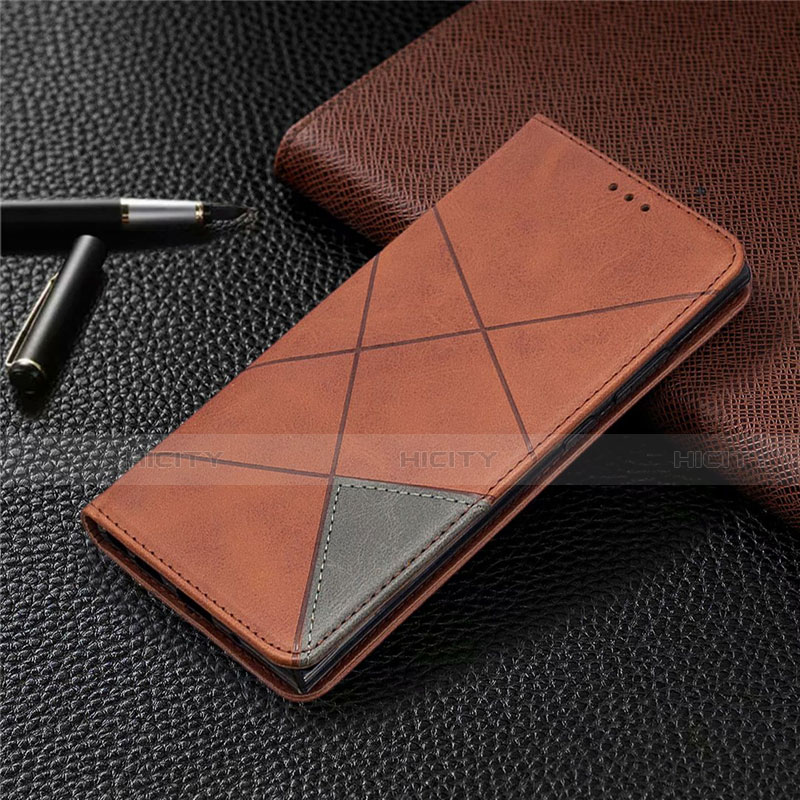 Funda de Cuero Cartera con Soporte Carcasa T09 para Samsung Galaxy Note 20 Ultra 5G Marron