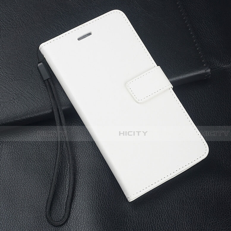 Funda de Cuero Cartera con Soporte Carcasa T09 para Samsung Galaxy S10e Blanco