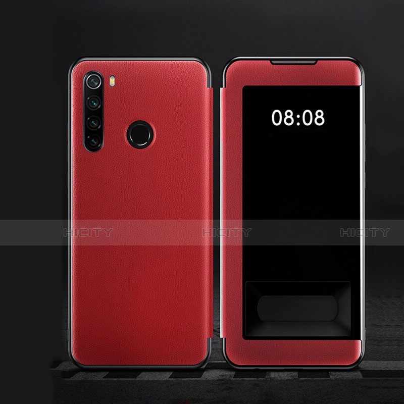 Funda de Cuero Cartera con Soporte Carcasa T09 para Xiaomi Redmi Note 8 (2021)