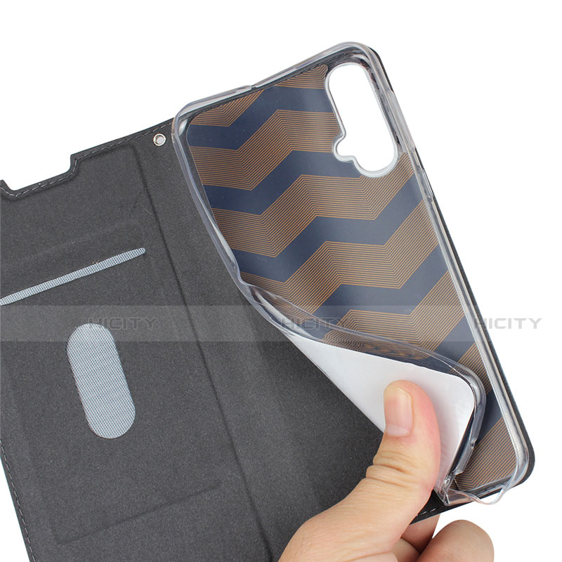 Funda de Cuero Cartera con Soporte Carcasa T10 para Huawei Nova 5