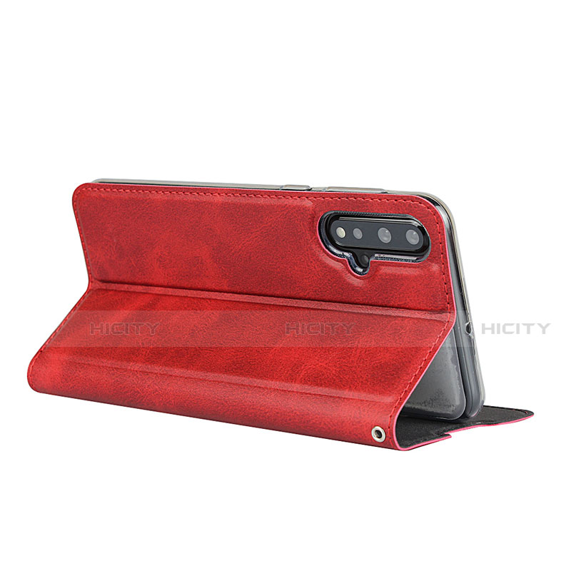 Funda de Cuero Cartera con Soporte Carcasa T10 para Huawei Nova 5 Pro