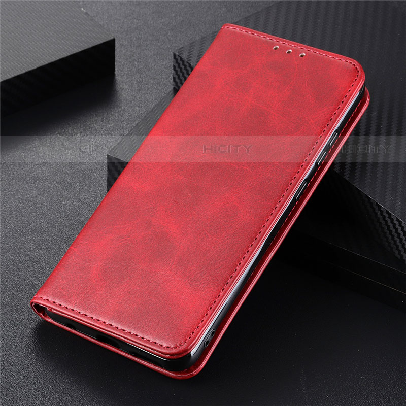 Funda de Cuero Cartera con Soporte Carcasa T10 para Huawei Nova Lite 3 Plus Rojo