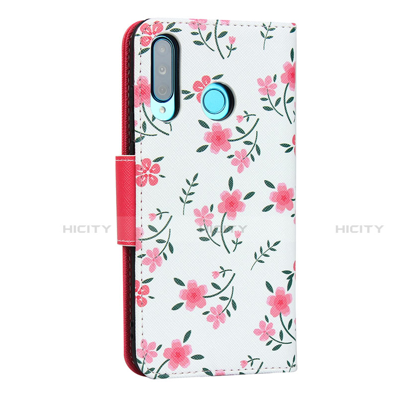 Funda de Cuero Cartera con Soporte Carcasa T10 para Huawei P30 Lite