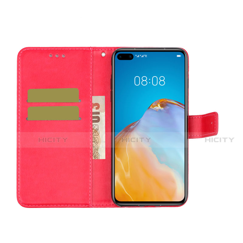 Funda de Cuero Cartera con Soporte Carcasa T10 para Huawei P40 Pro