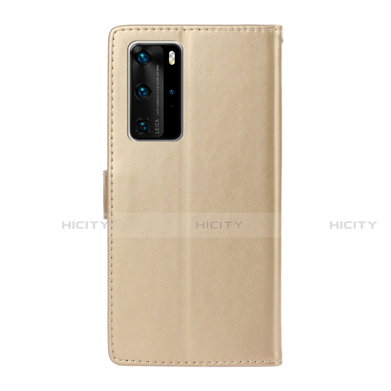 Funda de Cuero Cartera con Soporte Carcasa T10 para Huawei P40 Pro