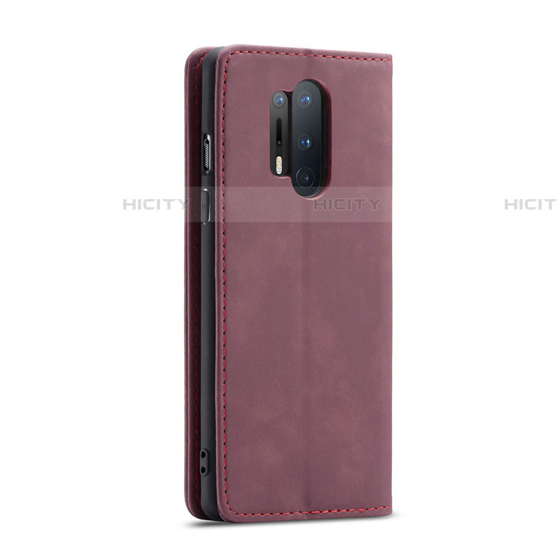 Funda de Cuero Cartera con Soporte Carcasa T10 para OnePlus 8 Pro