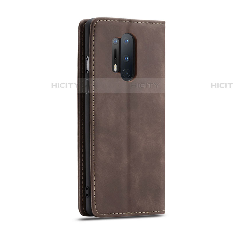 Funda de Cuero Cartera con Soporte Carcasa T10 para OnePlus 8 Pro