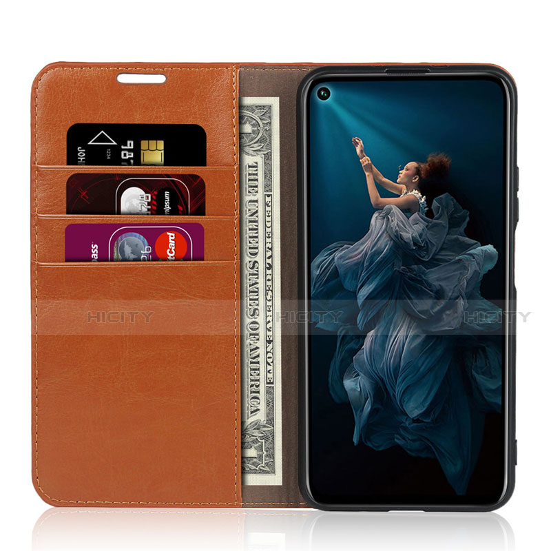 Funda de Cuero Cartera con Soporte Carcasa T11 para Huawei Honor 20S