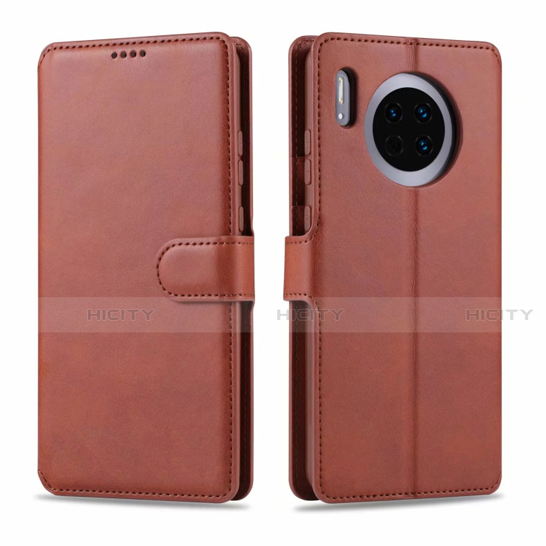 Funda de Cuero Cartera con Soporte Carcasa T11 para Huawei Mate 30E Pro 5G Marron