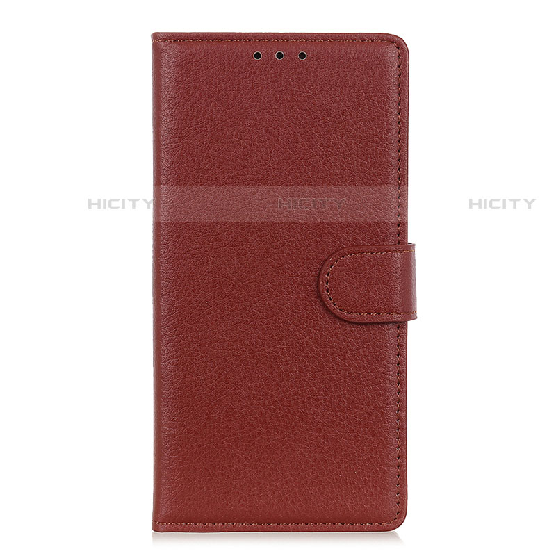 Funda de Cuero Cartera con Soporte Carcasa T11 para Huawei P Smart (2020) Marron