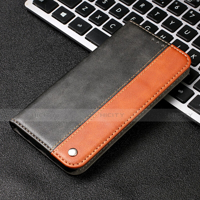 Funda de Cuero Cartera con Soporte Carcasa T11 para Huawei P20 Pro Naranja