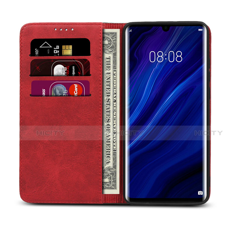 Funda de Cuero Cartera con Soporte Carcasa T11 para Huawei P30 Pro New Edition