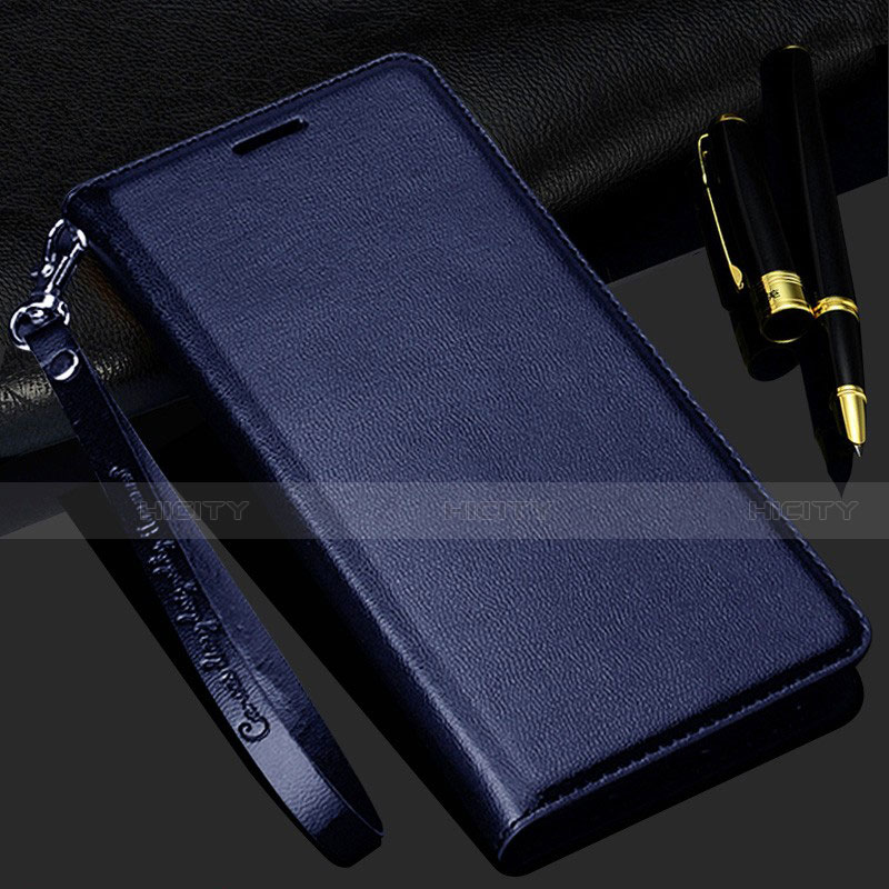 Funda de Cuero Cartera con Soporte Carcasa T11 para Samsung Galaxy Note 20 5G Azul