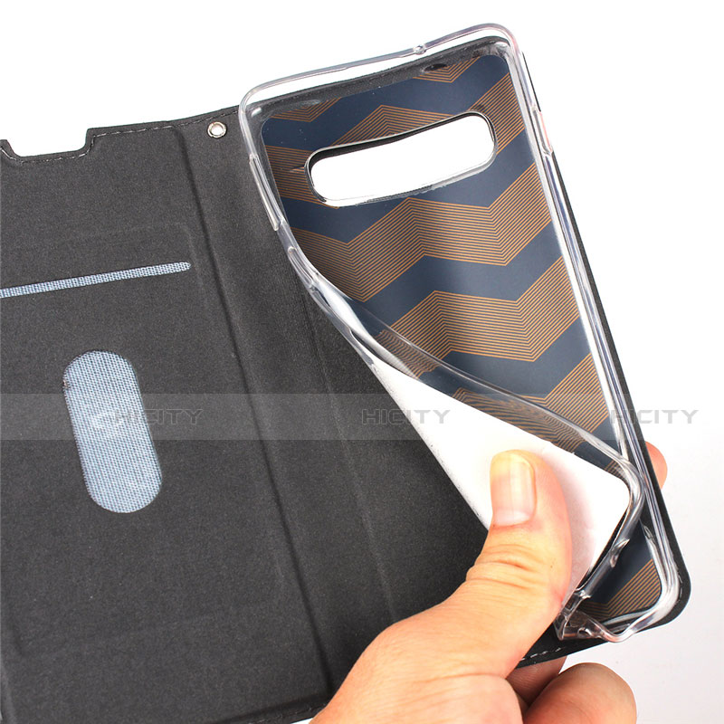 Funda de Cuero Cartera con Soporte Carcasa T11 para Samsung Galaxy S10 Plus