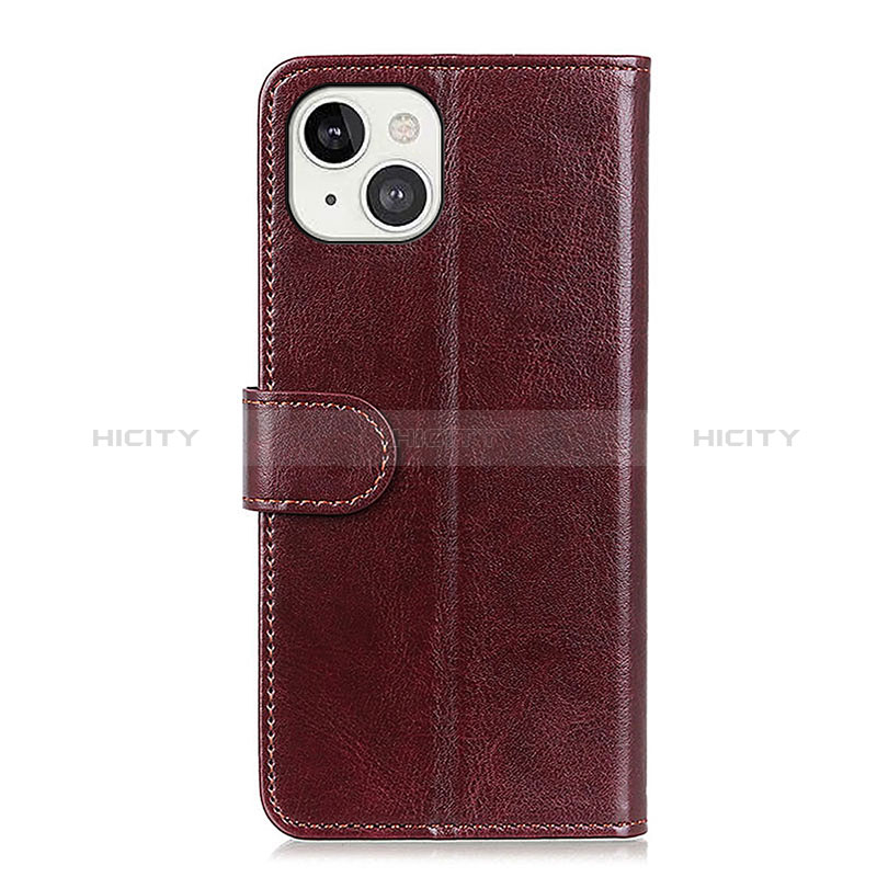 Funda de Cuero Cartera con Soporte Carcasa T12 para Apple iPhone 15