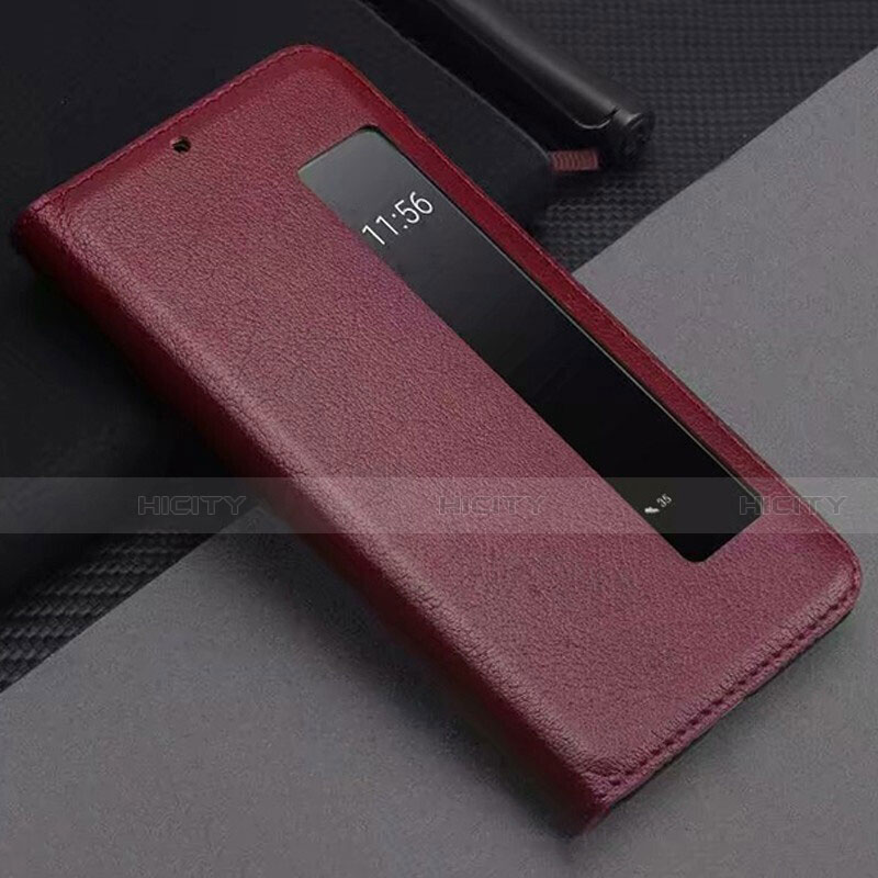 Funda de Cuero Cartera con Soporte Carcasa T12 para Huawei P20 Pro