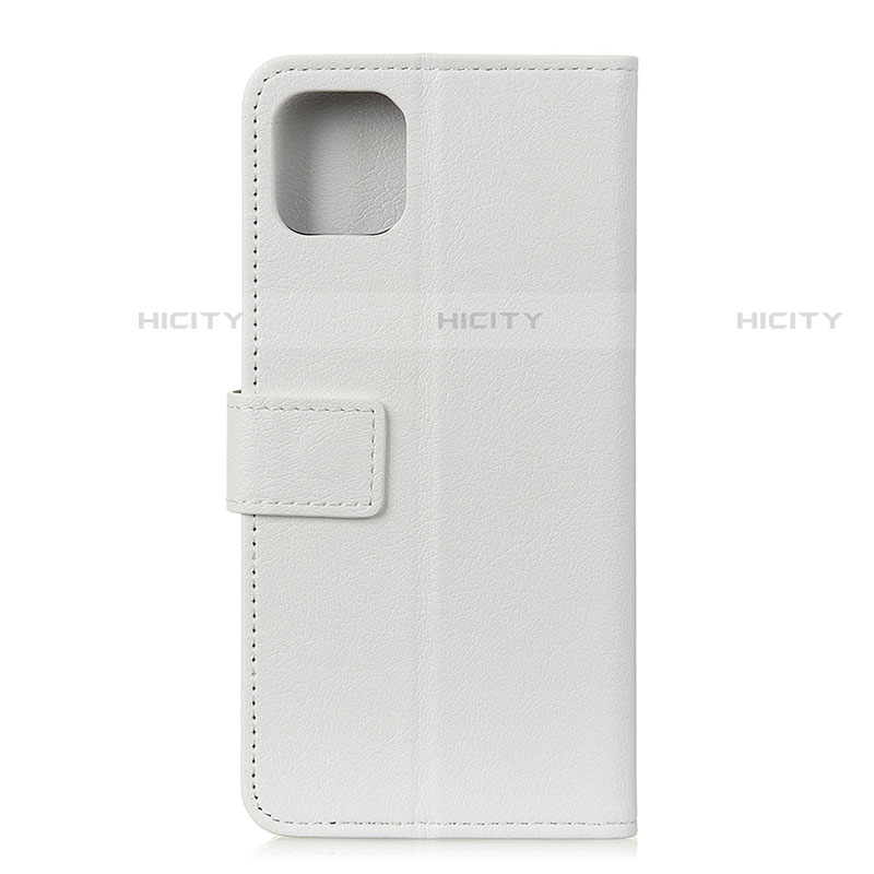 Funda de Cuero Cartera con Soporte Carcasa T12 para Xiaomi Mi 11 5G Blanco