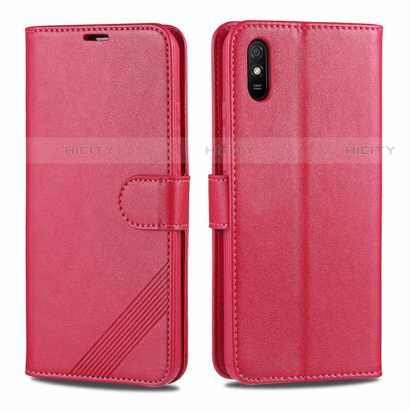 Funda de Cuero Cartera con Soporte Carcasa T12 para Xiaomi Redmi 9i