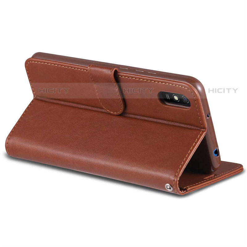 Funda de Cuero Cartera con Soporte Carcasa T12 para Xiaomi Redmi 9i