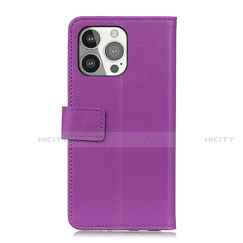 Funda de Cuero Cartera con Soporte Carcasa T14 para Apple iPhone 14 Pro