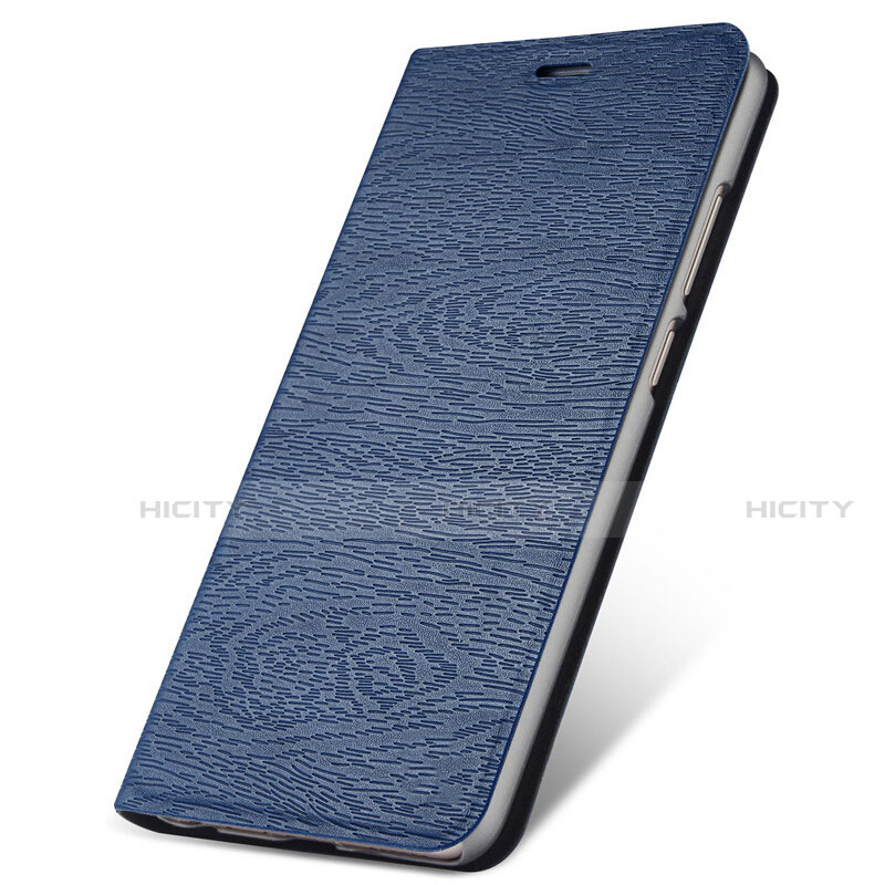 Funda de Cuero Cartera con Soporte Carcasa T14 para Huawei Honor 10i Azul