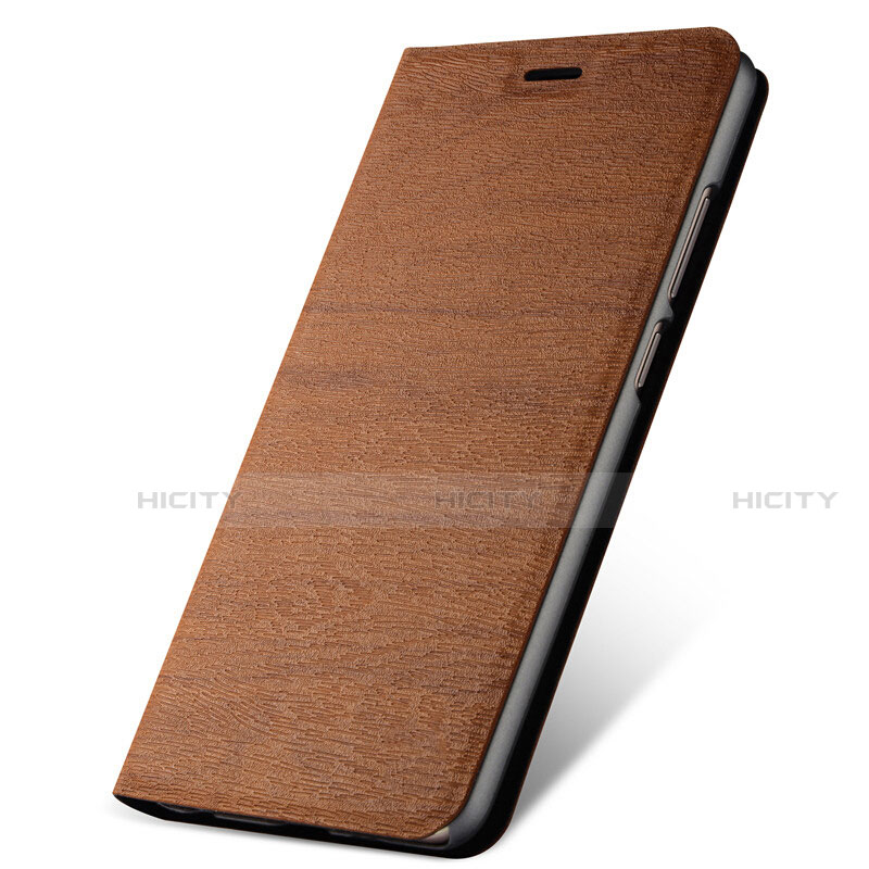 Funda de Cuero Cartera con Soporte Carcasa T14 para Huawei Honor 10i Marron