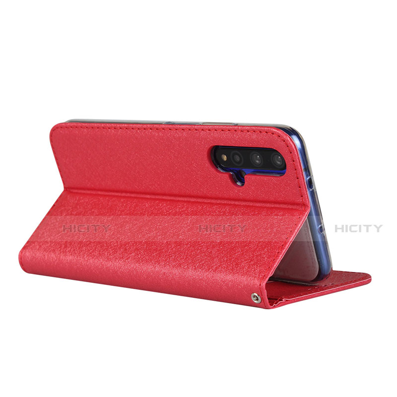 Funda de Cuero Cartera con Soporte Carcasa T14 para Huawei Honor 20S