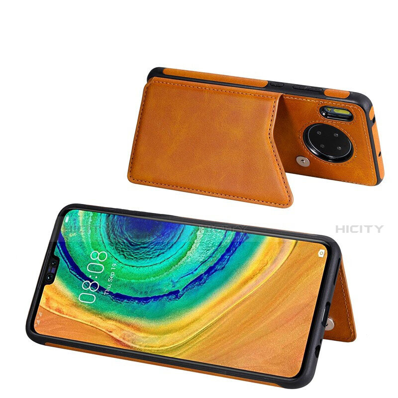 Funda de Cuero Cartera con Soporte Carcasa T14 para Huawei Mate 30E Pro 5G