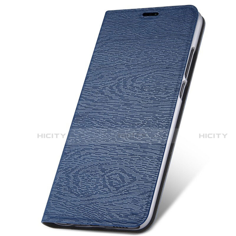 Funda de Cuero Cartera con Soporte Carcasa T14 para Huawei Nova 5 Pro Azul