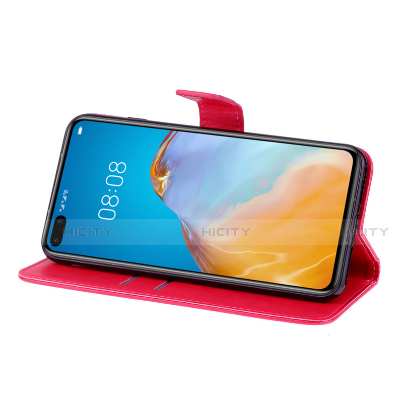 Funda de Cuero Cartera con Soporte Carcasa T14 para Huawei P40