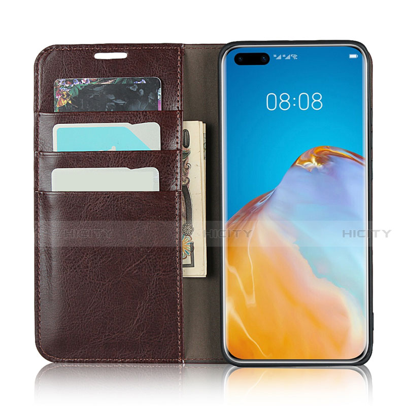 Funda de Cuero Cartera con Soporte Carcasa T14 para Huawei P40 Pro