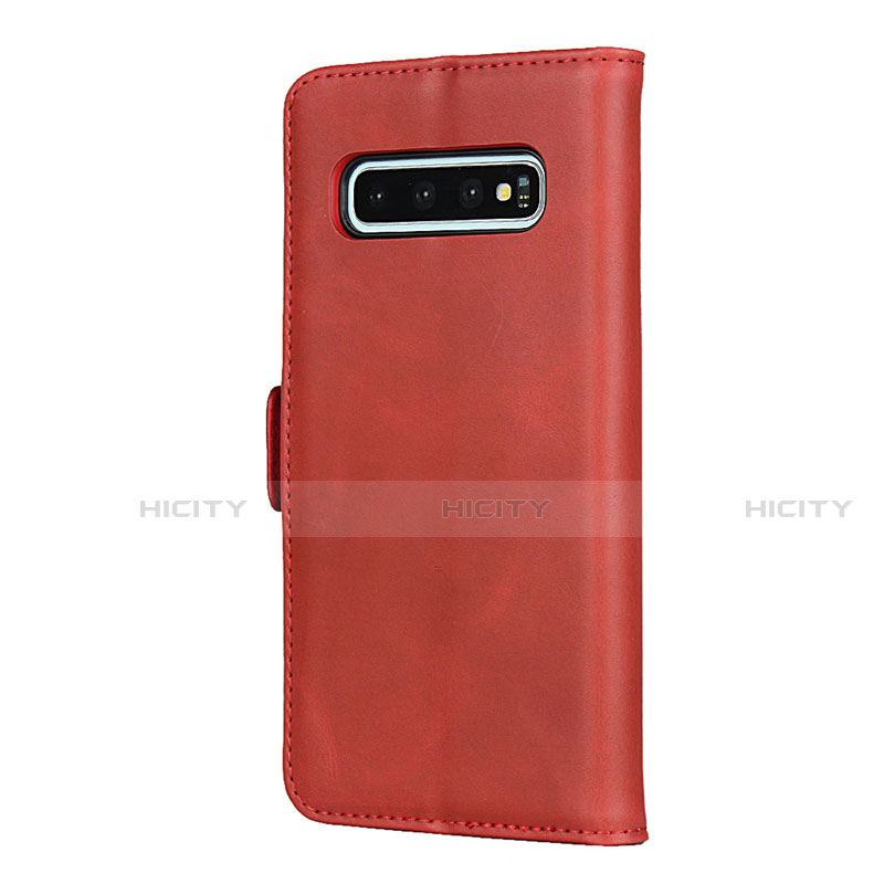 Funda de Cuero Cartera con Soporte Carcasa T14 para Samsung Galaxy S10 Plus