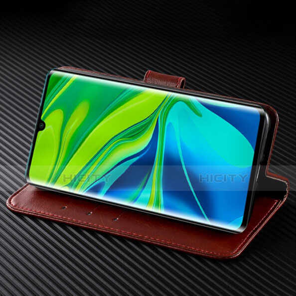 Funda de Cuero Cartera con Soporte Carcasa T14 para Xiaomi Mi Note 10