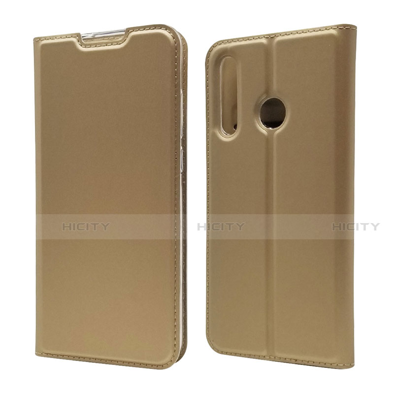 Funda de Cuero Cartera con Soporte Carcasa T15 para Huawei Honor 10i Oro