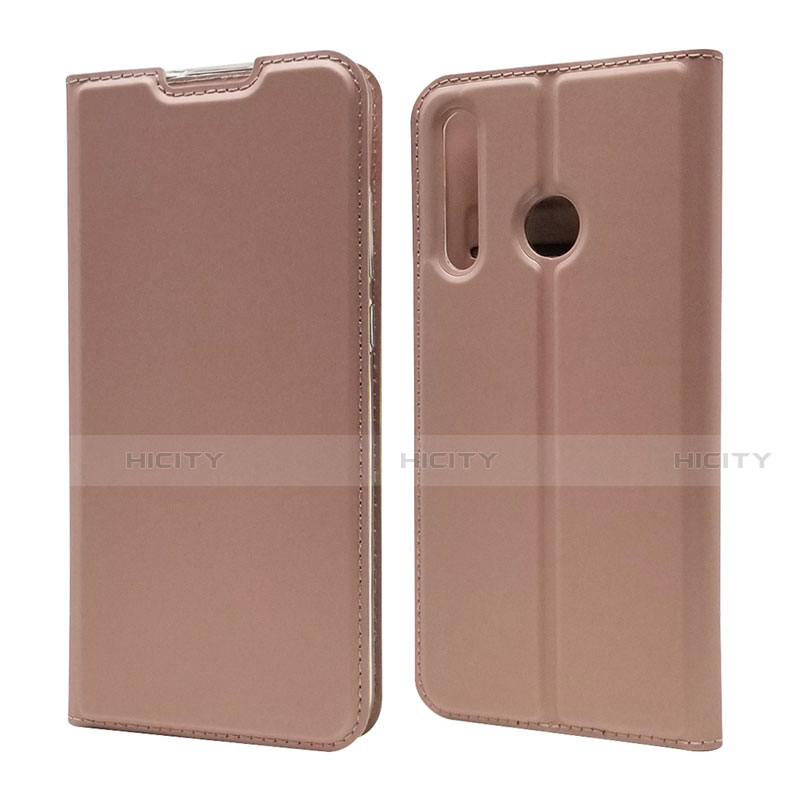 Funda de Cuero Cartera con Soporte Carcasa T15 para Huawei Honor 10i Oro Rosa