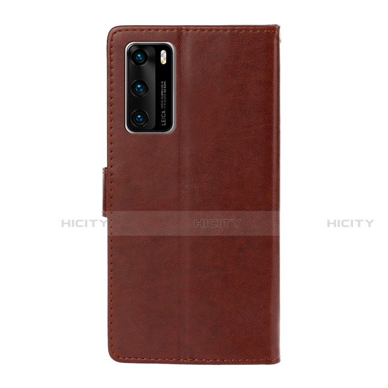 Funda de Cuero Cartera con Soporte Carcasa T15 para Huawei P40