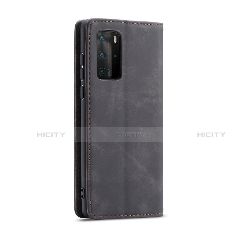 Funda de Cuero Cartera con Soporte Carcasa T15 para Huawei P40 Pro