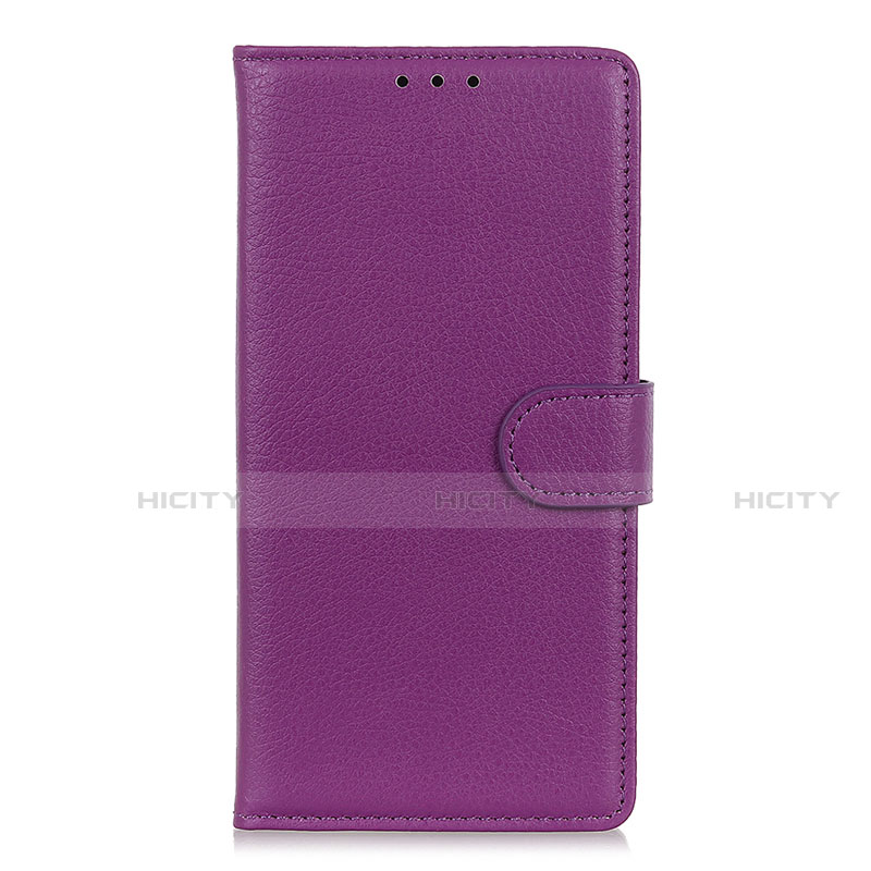 Funda de Cuero Cartera con Soporte Carcasa T16 para Samsung Galaxy Note 20 5G Morado