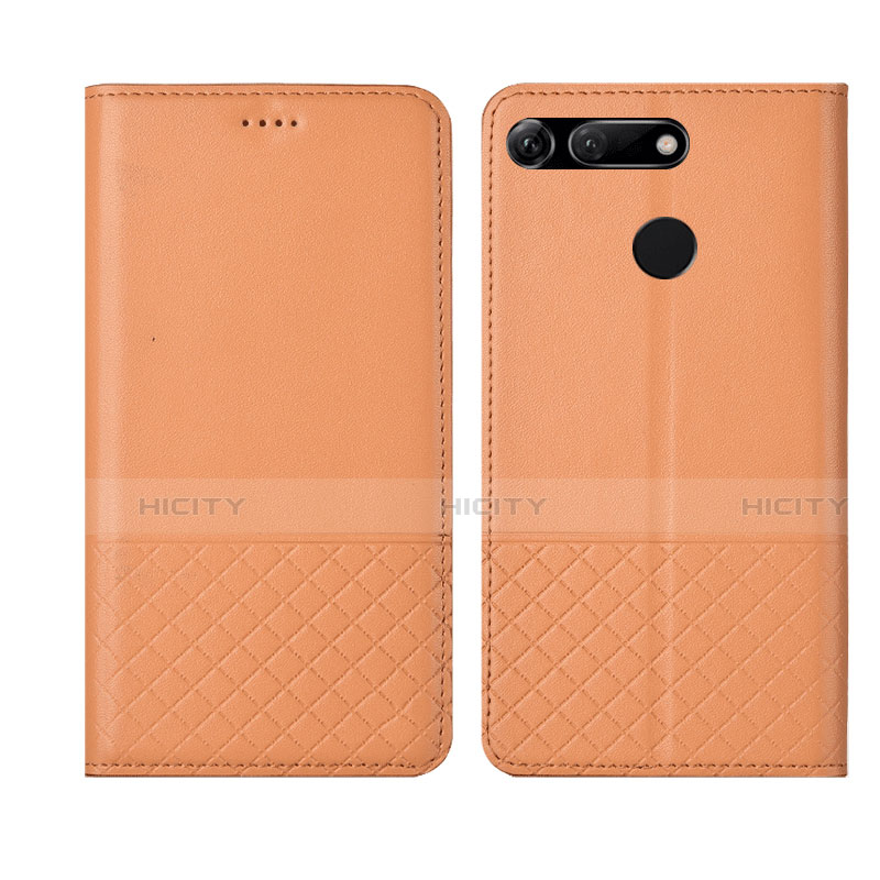 Funda de Cuero Cartera con Soporte Carcasa T17 para Huawei Honor V20