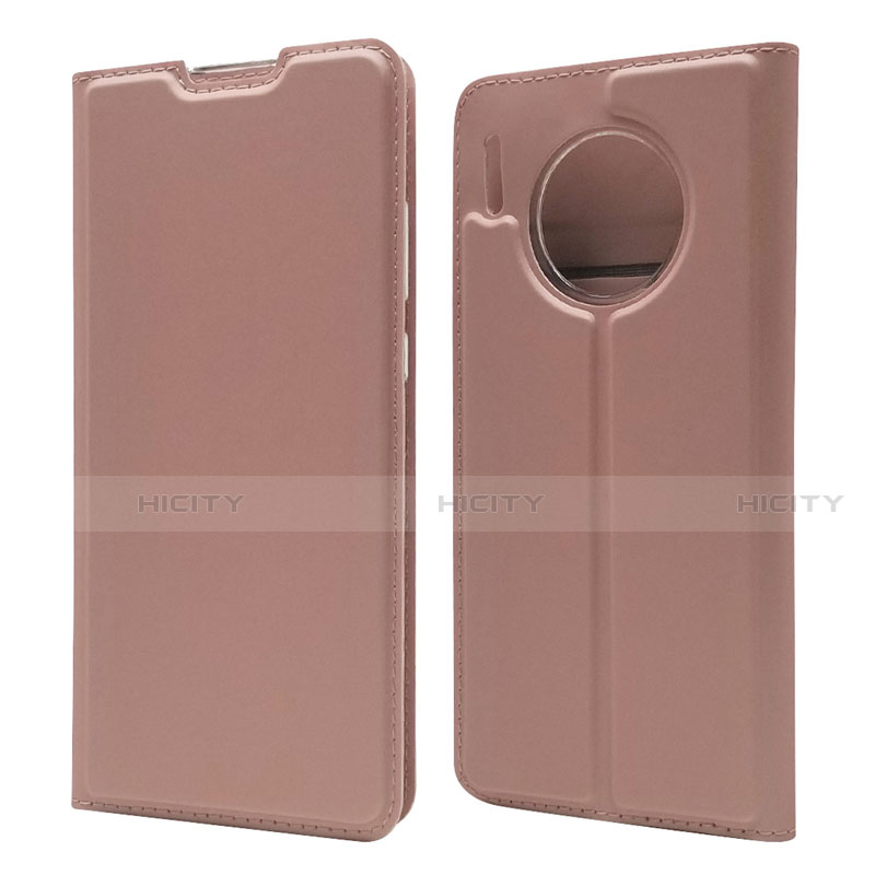 Funda de Cuero Cartera con Soporte Carcasa T17 para Huawei Mate 30 Pro 5G Oro Rosa