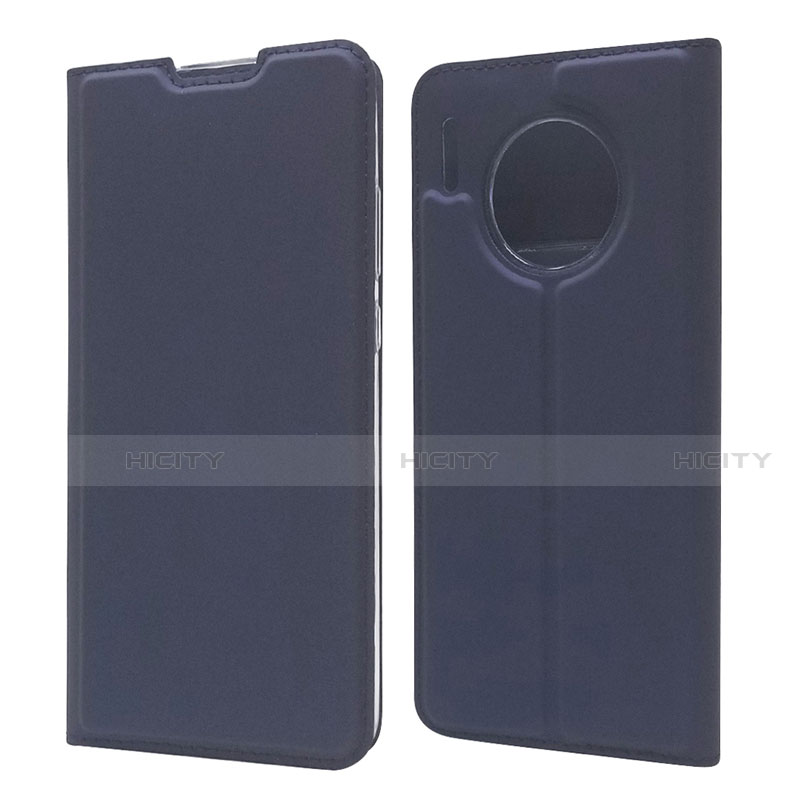 Funda de Cuero Cartera con Soporte Carcasa T17 para Huawei Mate 30E Pro 5G Azul