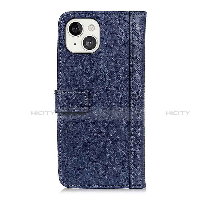 Funda de Cuero Cartera con Soporte Carcasa T18 para Apple iPhone 13